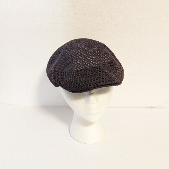 Epoch Mesh Ivy Cap Flat Hat Preppy Newsboy Retro Brown Peaky Blinders - Picture 3 of 6